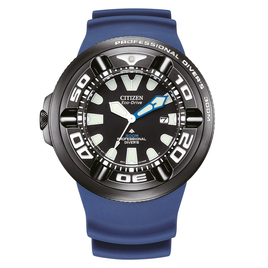 CITIZEN Armbanduhr Promaster Professional Diver 300 BJ8055-04E Solar 48mm B-Ware
