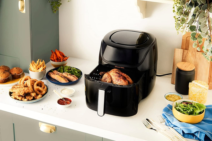 RUSSELL HOBBS Heißluftfritteuse Airfryer Satisfry Air Medium 27160-56 Backen