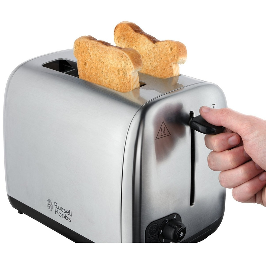 RUSSELL HOBBS Toaster Adventure 24080-56 2 Schlitze Edelstahl 850W Lift and Look