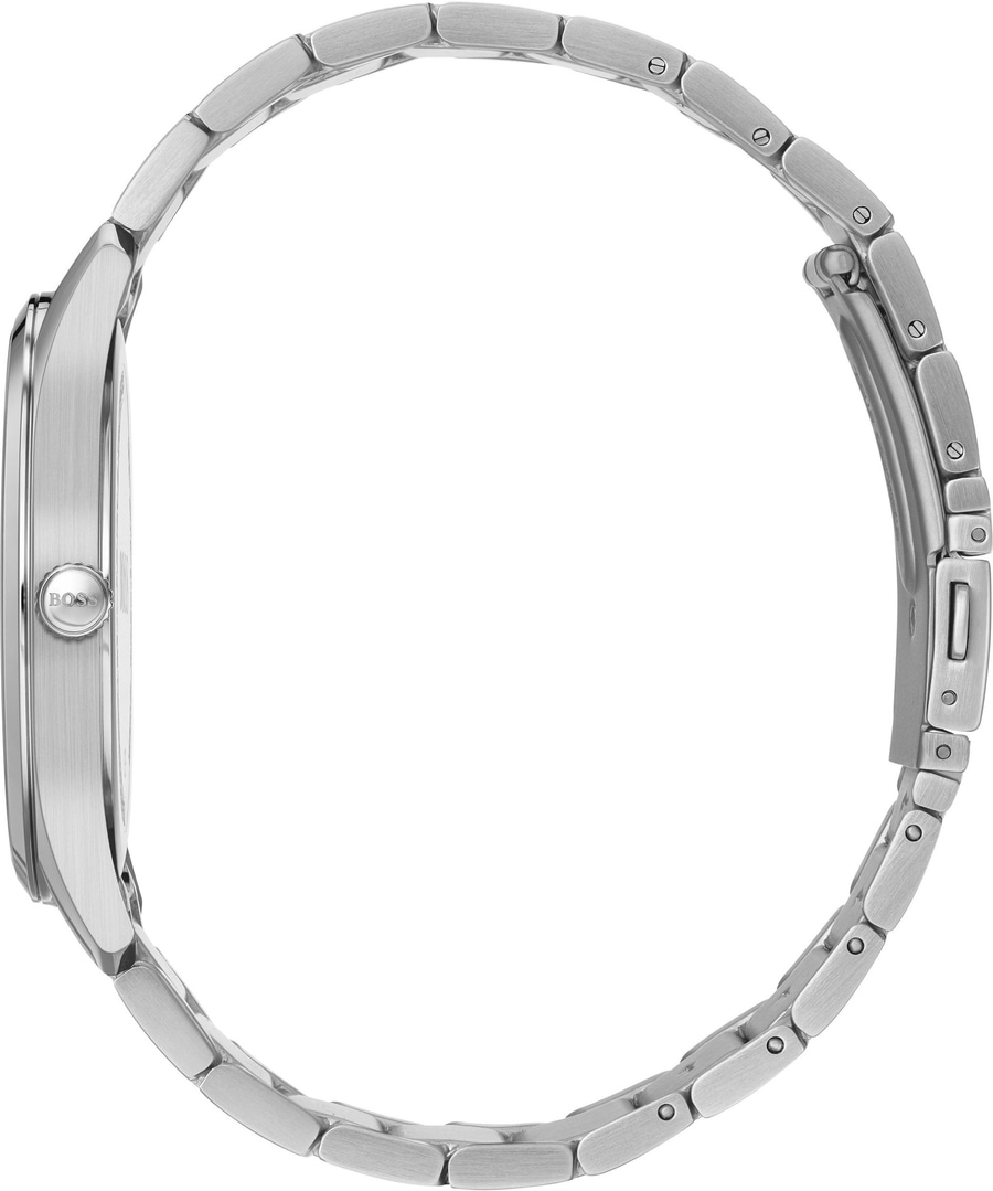 BOSS Herren Armbanduhr 1513730 Quarz Mineralglas Datumsanzeige analog 42mm