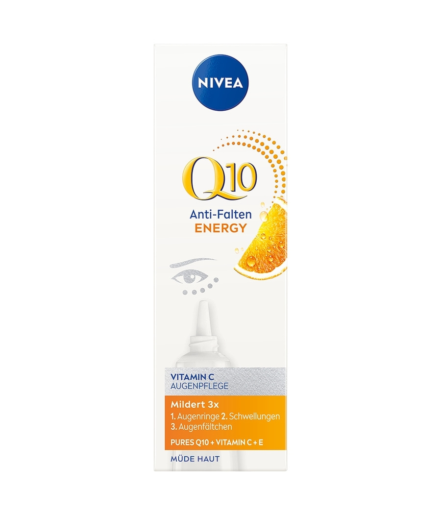NIVEA Anti-Age Q10 Anti-Falten ENERGY Augenpflege Vitamin C+E straffend 15ml