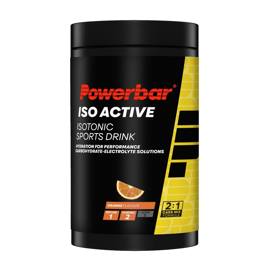 POWERBAR Isoactive Orange 600g - Isotonisches Sportgetränk 5 Elektrolyte Pulver
