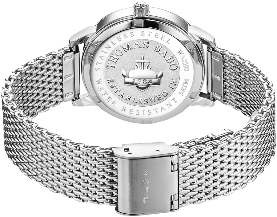 THOMAS SABO Damen Armbanduhr SNOW FLAKE WA0390-201-209-33MM Quarzuhr 33mm
