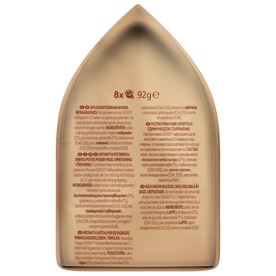 SENSEO Pads Typ Café Latte Senseopads 80 Getränke Kaffeepads Milk Range
