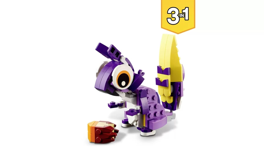 2 x LEGO Creator 3in1 Wald-Fabelwesen 31125 Bauset Spielzeug 175 Steine NEU