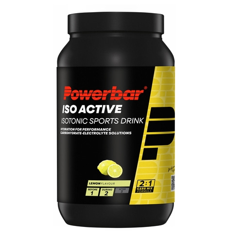 POWERBAR Isoactive Lemon 1320 g - Isotonisches Sportgetränk 5 Elektrolyte Pulver