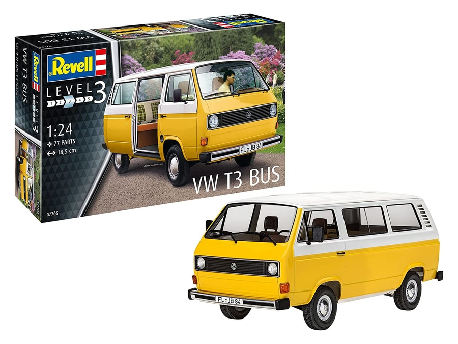 REVELL Modellbausatz VW T3 Bus 07706 Modellauto Volkswagen Bus ab 10 Jahren NEU