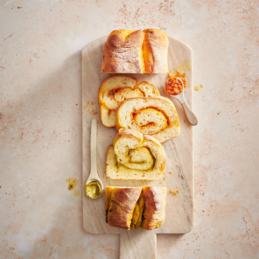 BETTY BOSSI Brotbackform Kastenbrot Knusper 23cm + Buch Kastenbrot & Zupfbrot
