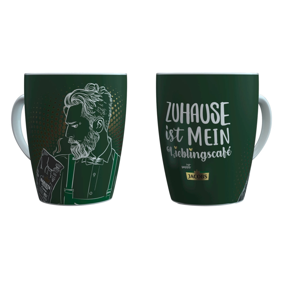 JACOBS Filterkaffee Krönung Kräftig Röstkaffee 12 x 500 g + 1 Becher + 1 Dose