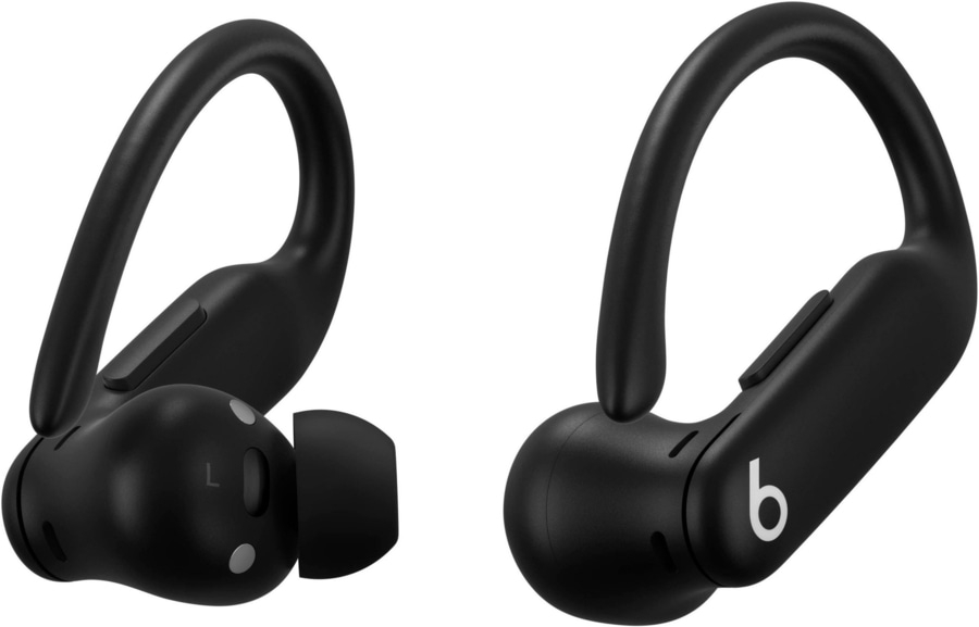 Schwarze kabellose Kopfhörer mit Bügel und Beats-Logo
