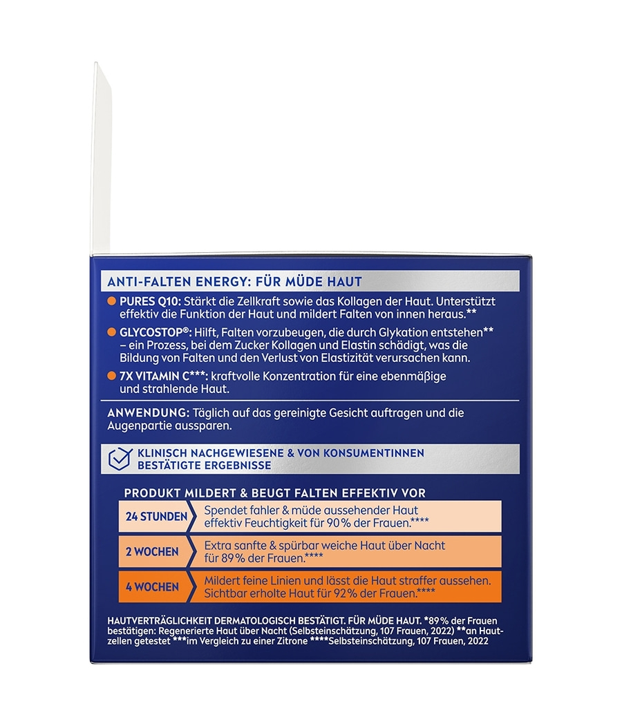 NIVEA Q10 Anti-Falten Energy Nachtpflege 50 ml