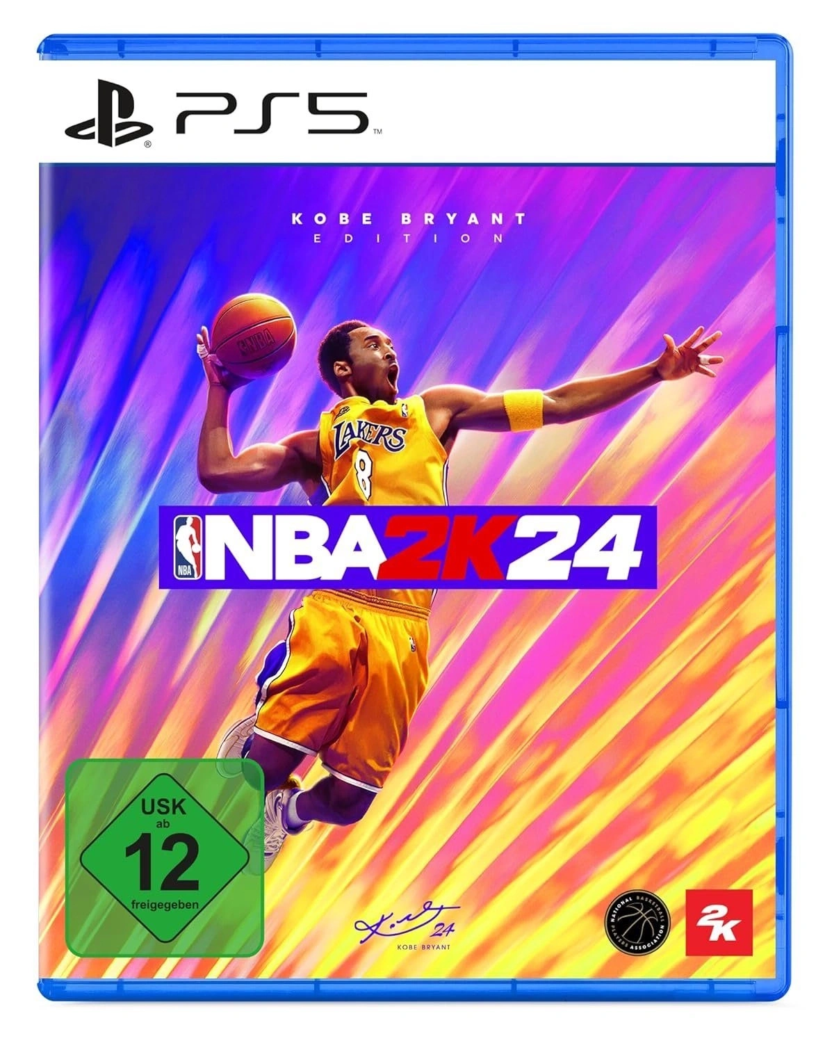NBA 2K24 Kobe Bryant Edition für PS5 mit USK 12 Freigabe.