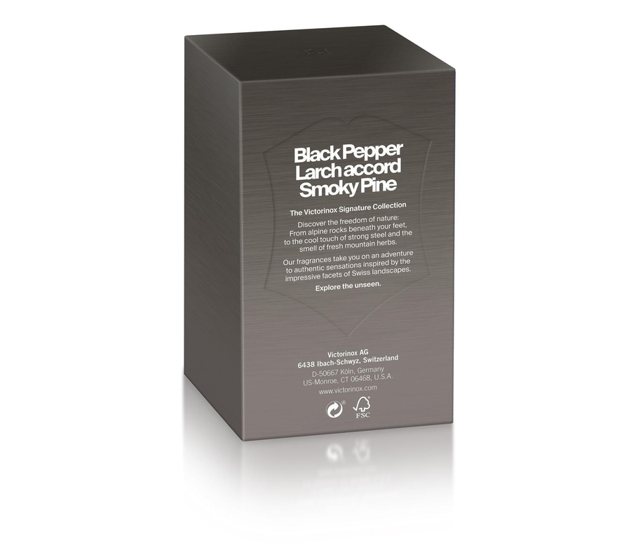 VICTORINOX Black Steel EdT Spray Herrenduft pikant black Pepper 100ml