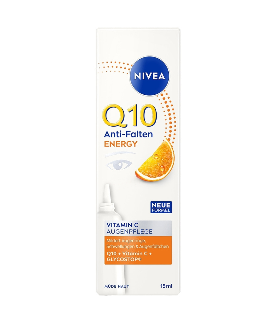 Nivea Q10 Energy Anti-Falten Augenpflege mit Vitamin C und Glycostop