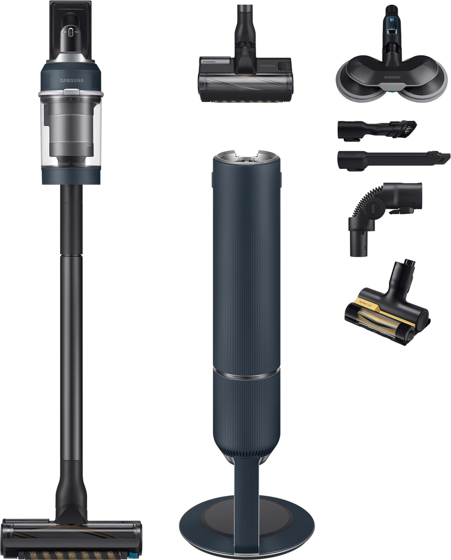 Samsung Staubsauger mit Zubehör und Ladestation