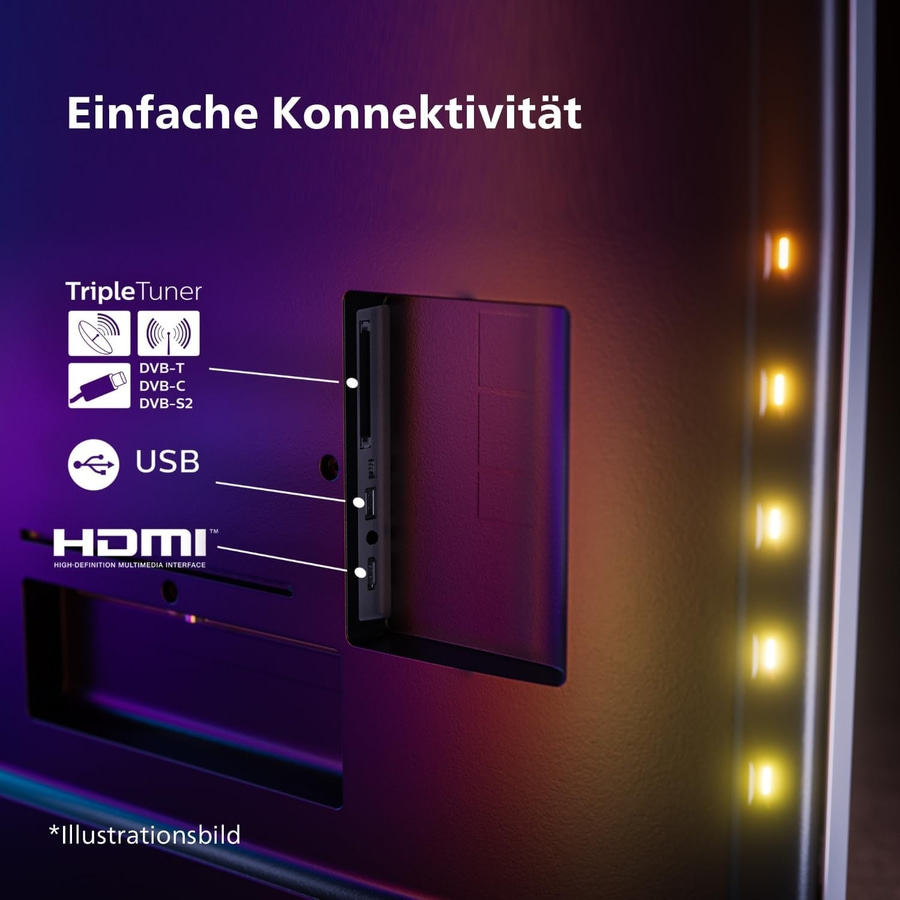 PHILIPS Ambilight Fernseher 75" 4K UHD LED Smart TV 144 Hz 75PUS8909/12 B-Ware