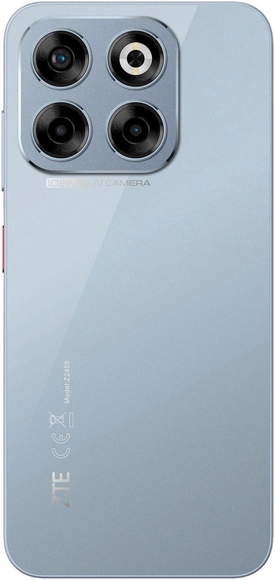 Das ist ein Smartphone von ZTE mit vier Kameras und Modellnummer Z2459.