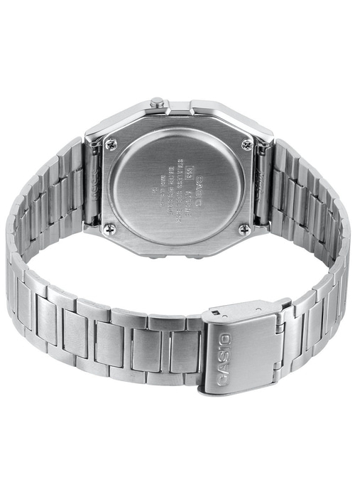 Casio-Uhr, Edelstahl, Wasserdicht, Made in China, 593, 475811E, Armband