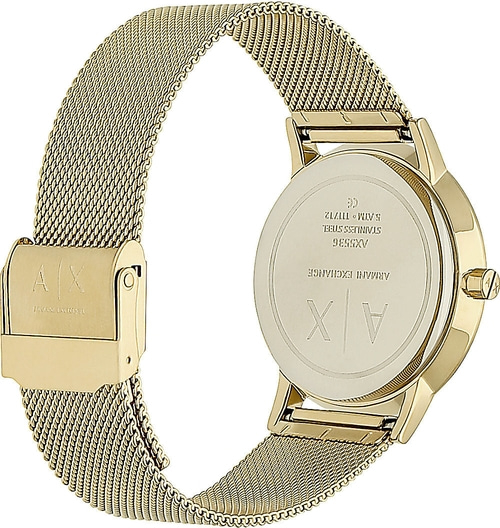 Emporio Armani AX5536 Damen Armbanduhr Edelstahl goldfarben B-WARE
