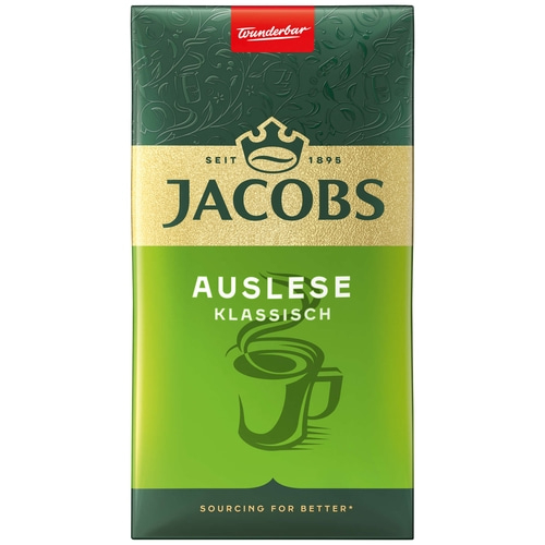JACOBS Filterkaffee Auslese Klassisch 12x500g Pulver-Kaffee gemahlen Röstkaffee