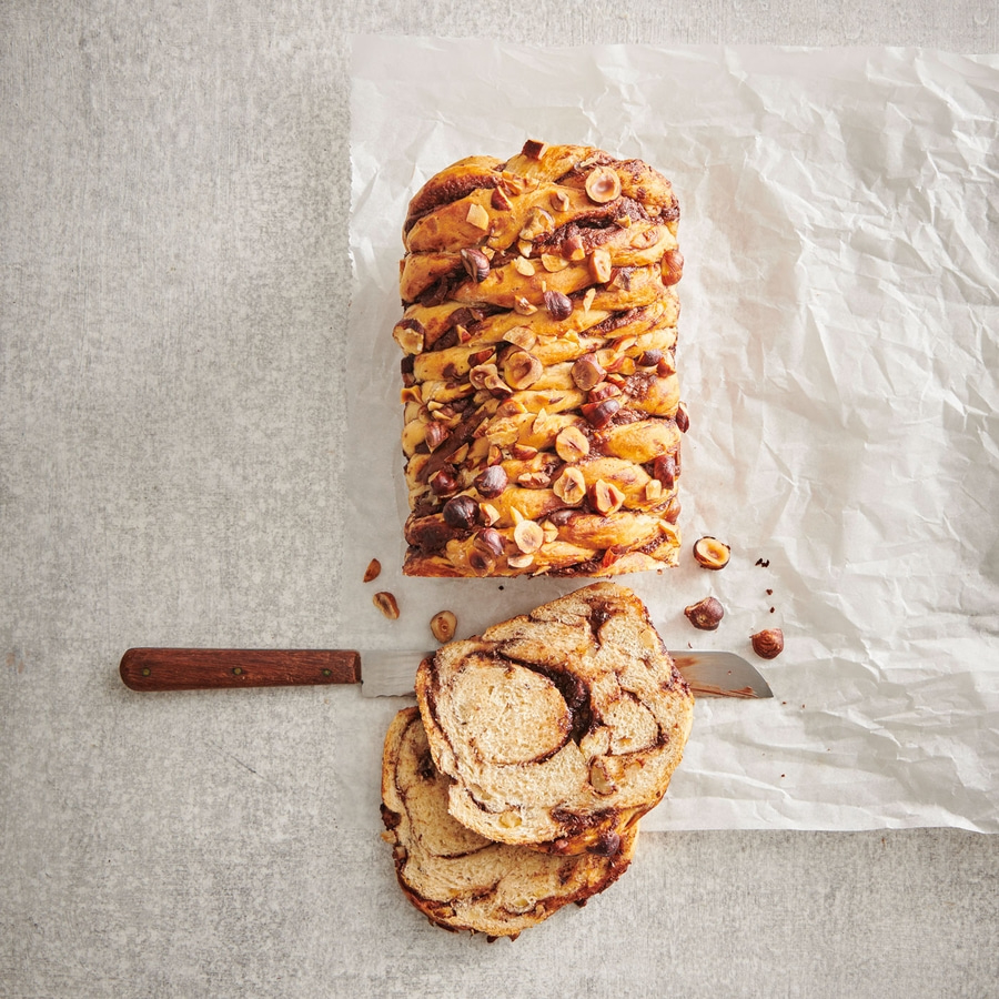 BETTY BOSSI Brotbackform Kastenbrot Knusper 23cm + Buch Kastenbrot & Zupfbrot