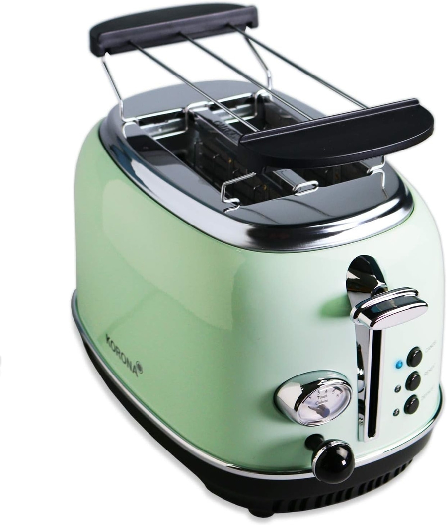 KORONA Retro Toaster 21665 Doppelschlitztoaster 815W Auftau-Funktion mint NEU