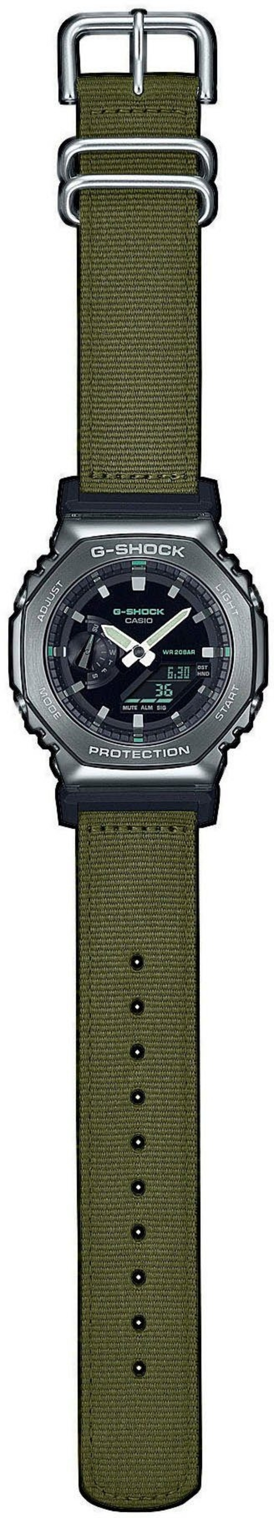 CASIO Herren Armbanduhr GM-2100CB-3AER Quarz Chronograph Stoppuhr 44 mm B-WARE