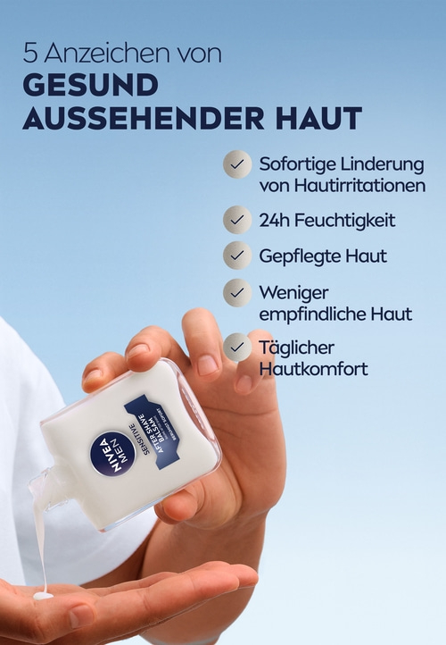NIVEA MEN After Shave Sensitive Balsam Feuchtigkeit empfindliche Haut 2 x 100 ml