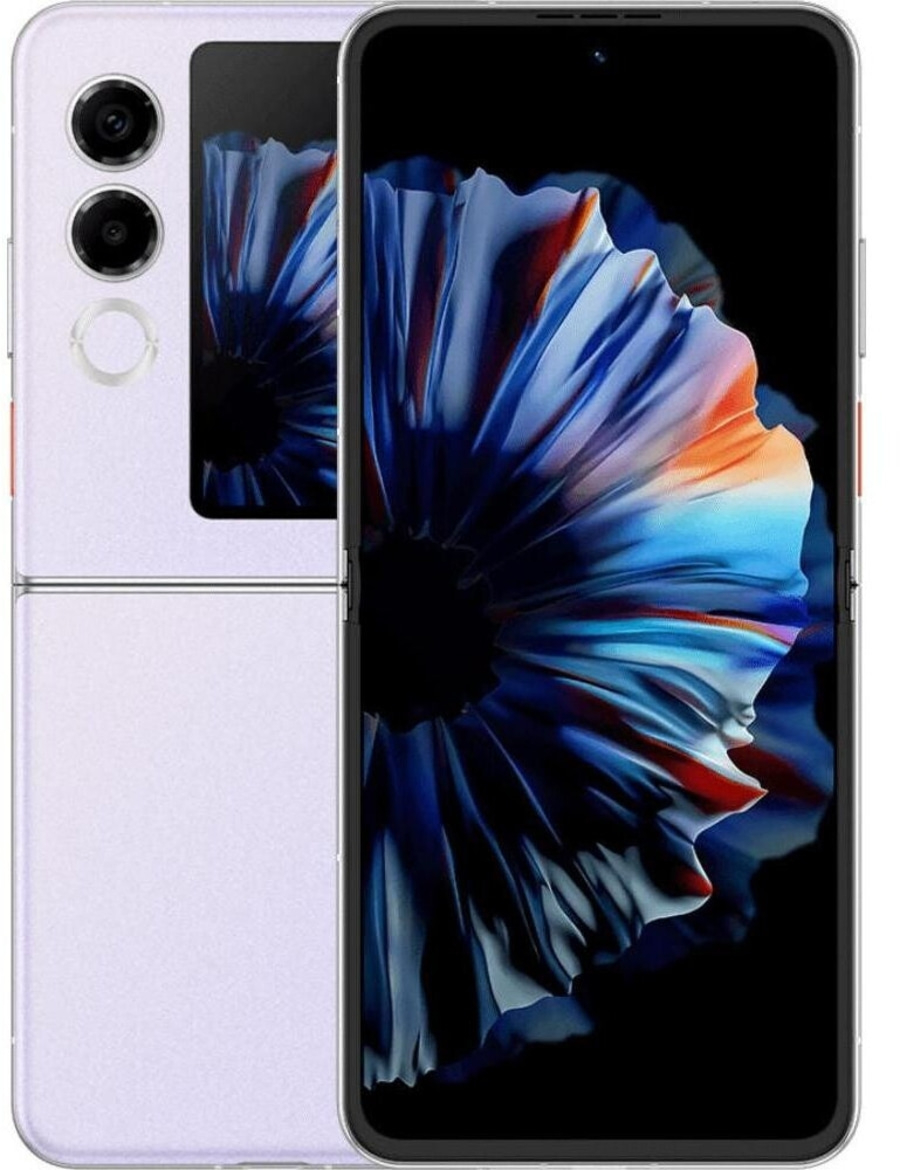 NUBIA Flip 2 6,9Zoll 5G Smartphone Android OLED 256GB 50MP NFC WLAN lila B-WARE