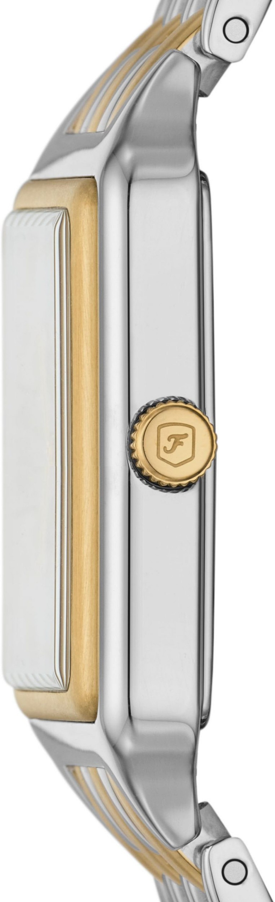 FOSSIL Armbanduhr Damen RAQUEL ES5368 Quarzuhr Edelstahl bicolor 30/23mm