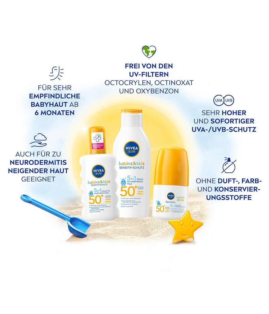 NIVEA SUN Kids Sensitiv Spray LSF 50+ 200ml