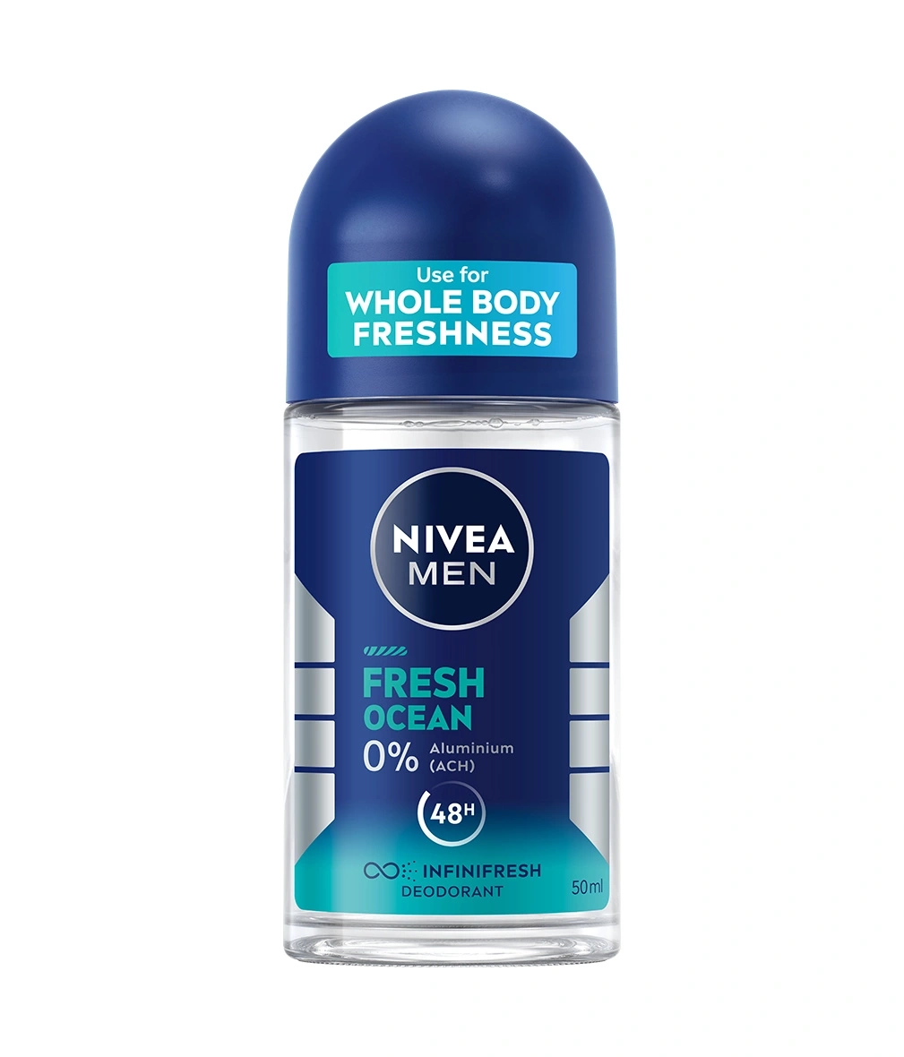 Nivea Men Fresh Ocean Deo Roll-On mit 48h Schutz