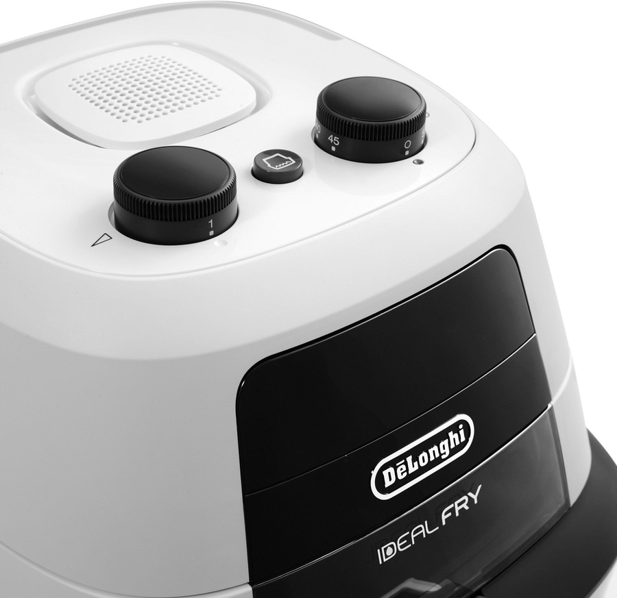 DE'LONGHI IdealFry Heißluftfritteuse FH2133/1.W Multicooker 4-in-1 weiß 1,25kg