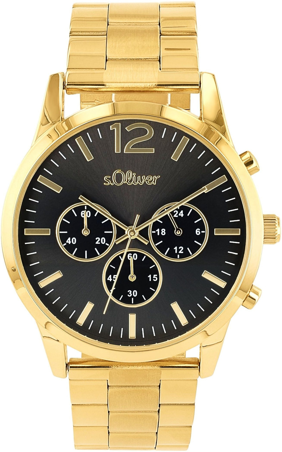 S.OLIVER Armbanduhr Chronograph 2038385 Stoppfunktion Quarz B-WARE