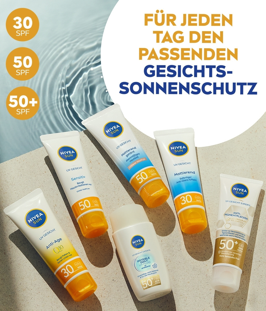 NIVEA SUN UV Face Invisible Daily UV-Fluid LSF 50+ 40ml