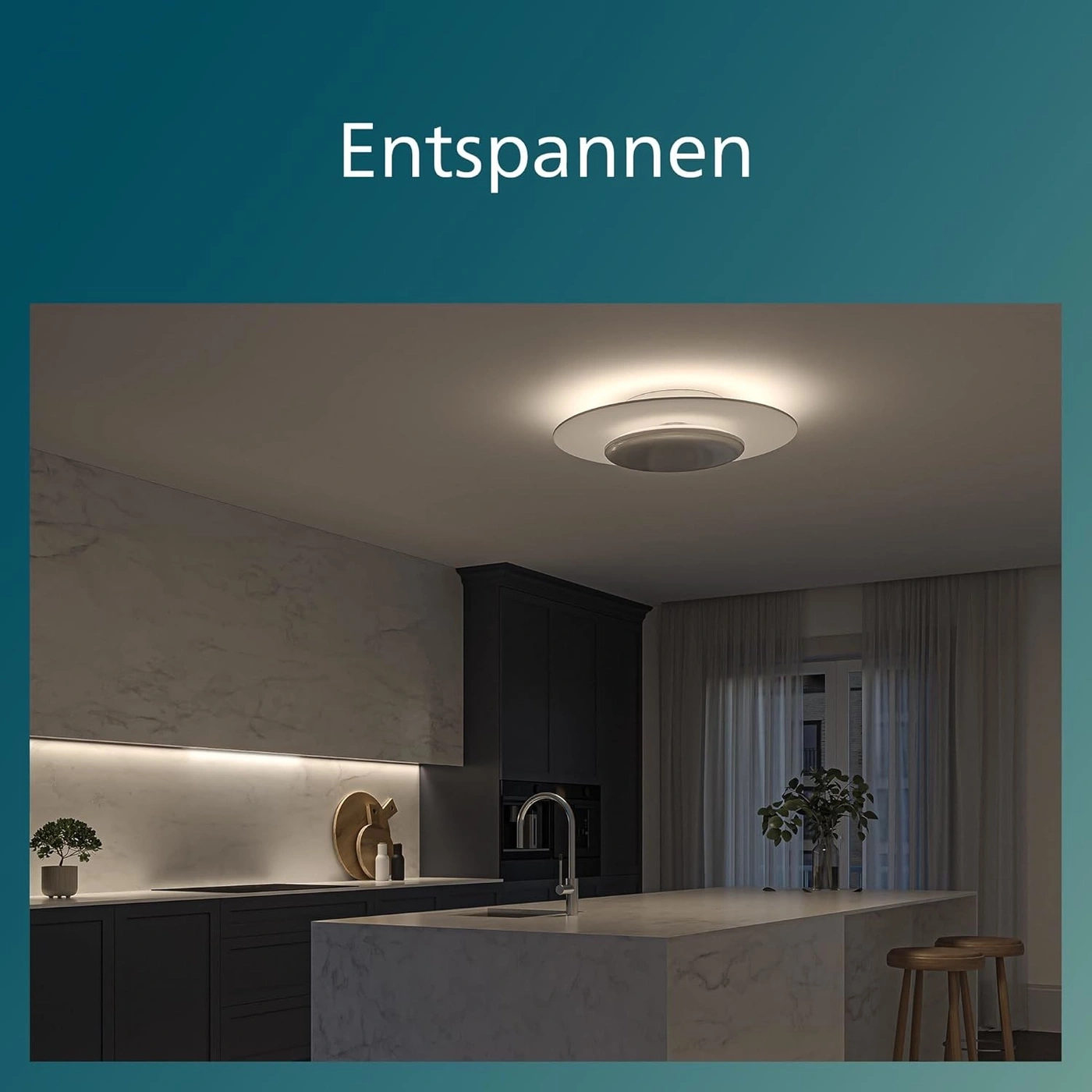 PHILIPS LED Deckenleuchte Garnet 30W 3100lm 2700K Scene Switch weiß B-Ware