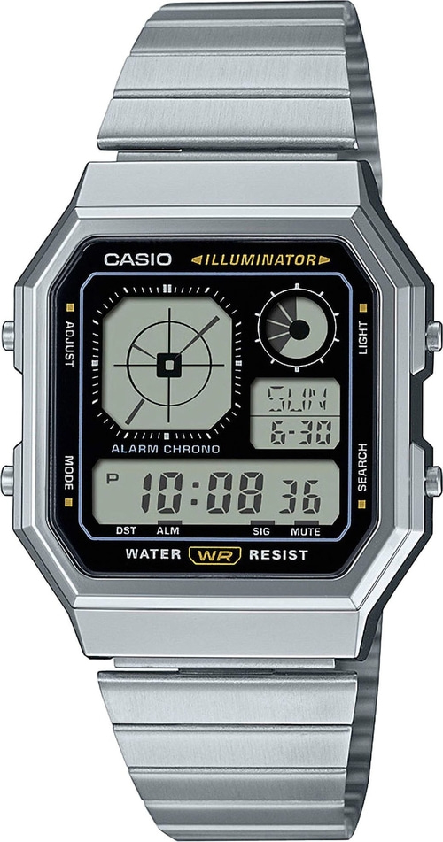 CASIO VINTAGE Herren Armbanduhr Chronograph A130WE-1AEF Herrenuhr Uhr Digital