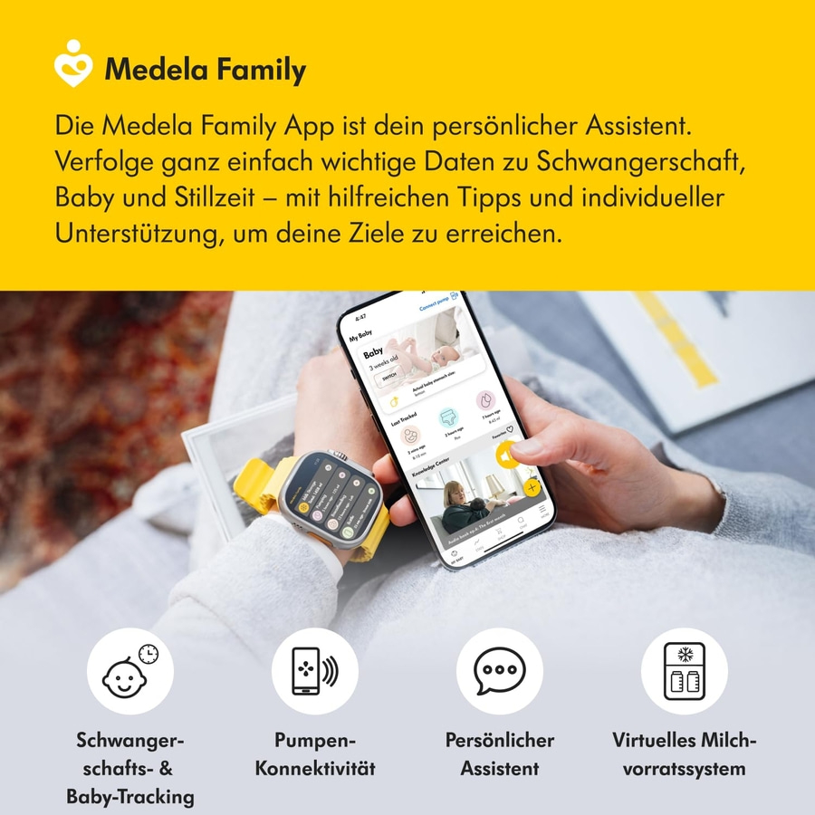 MEDELA Elektrische Doppel-Milchpumpe Freestyle™ + 1 Doppelpumpset GRATIS