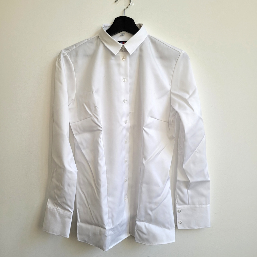 Heinzmann-Workfashion Gastro Service Langarm Damen Bluse Ladies fit weiß Gr. 34