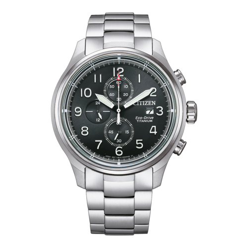 CITIZEN Herren Armbanduhr CA0810-88X Solaruhr Chronograph Titan 44mm B-Ware
