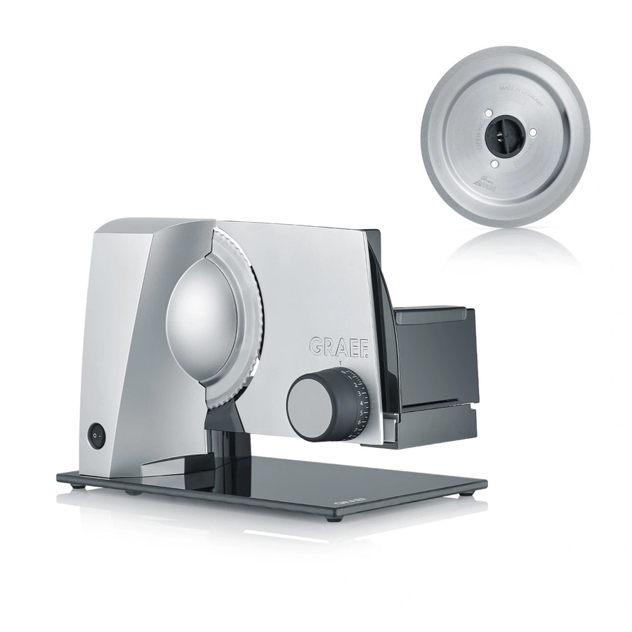 GRAEF elektrischer Allesschneider STYLE TWIN S12025 Wellenschliffmesser B-Ware