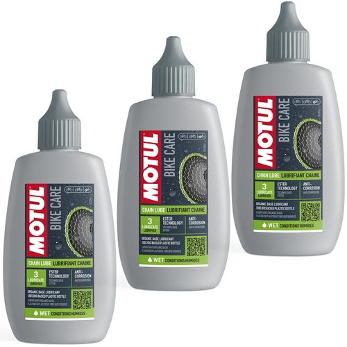 3x MOTUL Kettenöl "Wet Lube" 100ml Schmiermittel Fahrradketten Nasse Bedingungen