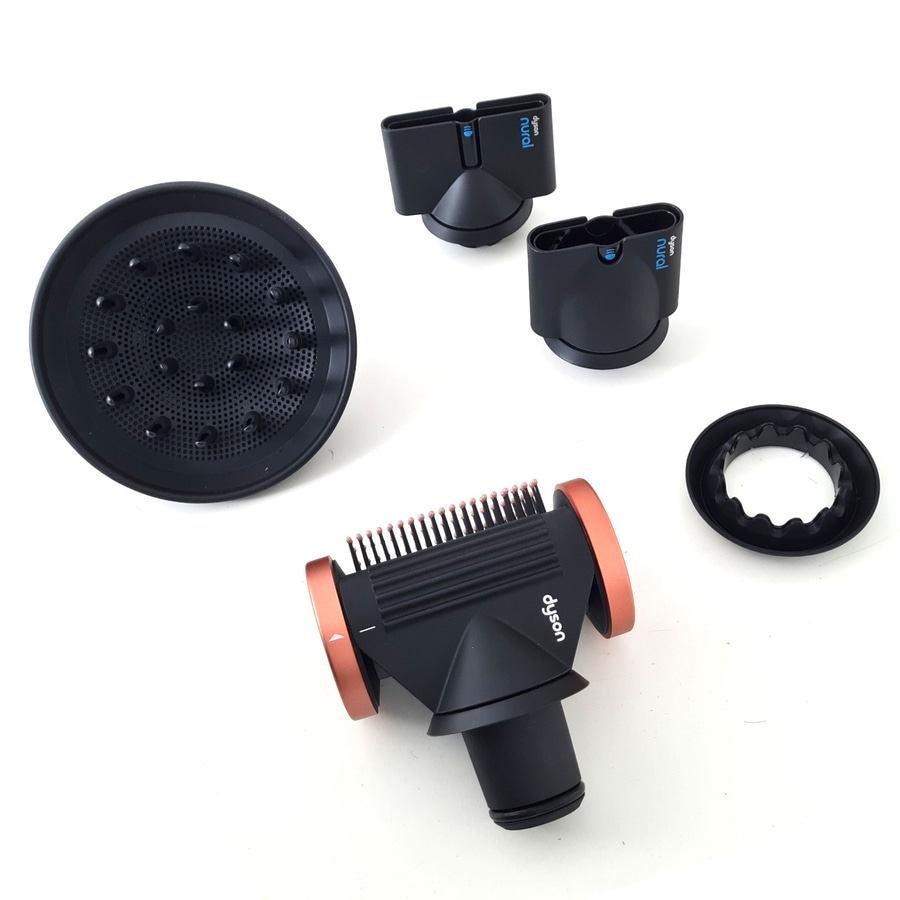 Dyson Haartrockner Aufsätze: Diffusor, Stylingdüse, Kamm und Ring