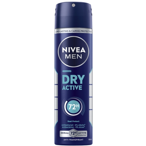 NIVEA MEN Deodorant Men Dry Active Deo Spray 6 x 150ml