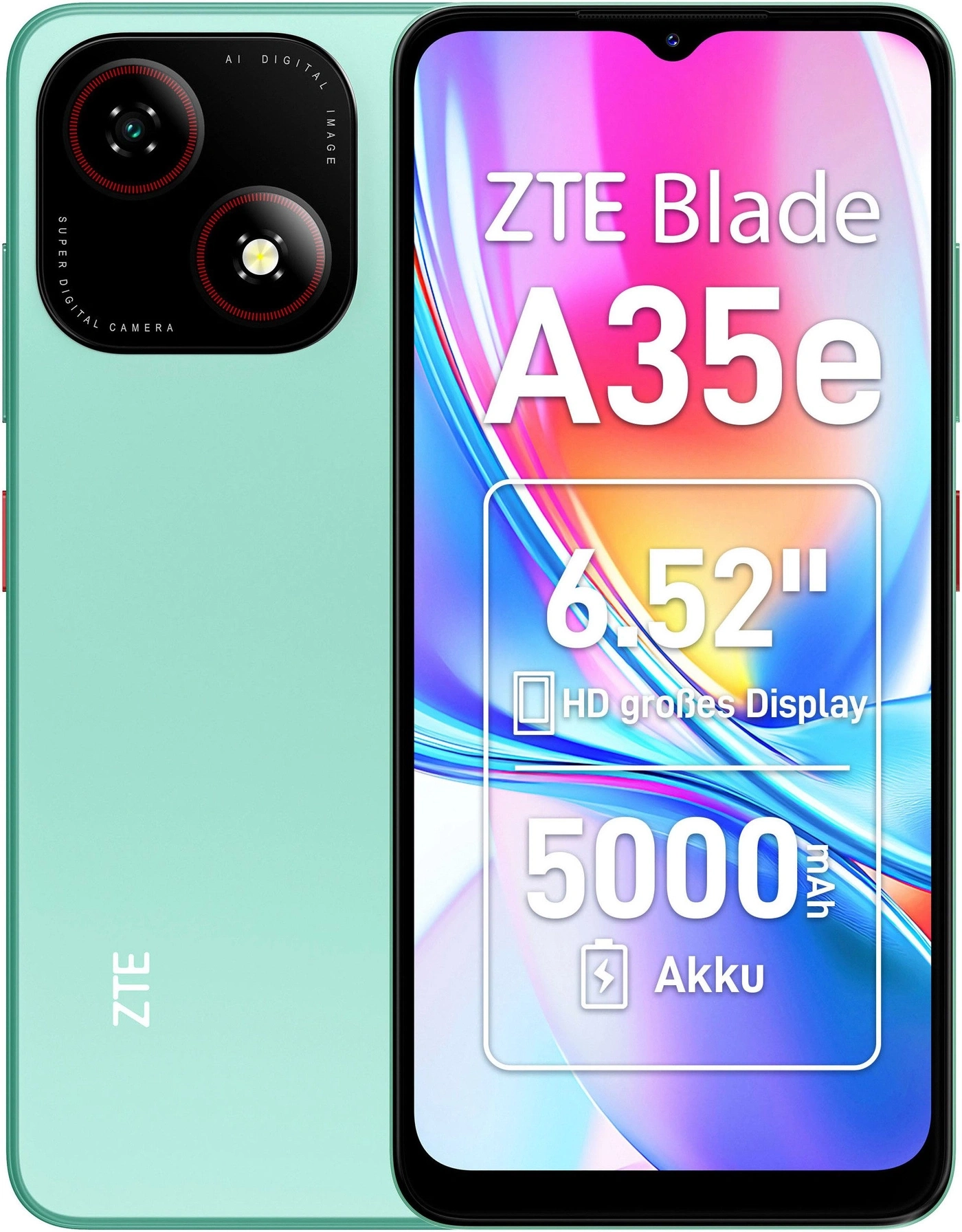 ZTE Blade A35e Smartphone 6,52Zoll 64GB Android 4G LTE Dual SIM B-WARE