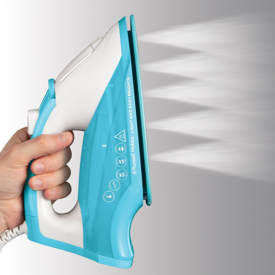 RUSSELL HOBBS Dampfbügeleisen Light&Easy Brights Aqua Iron 26482-56 Keramiksohle