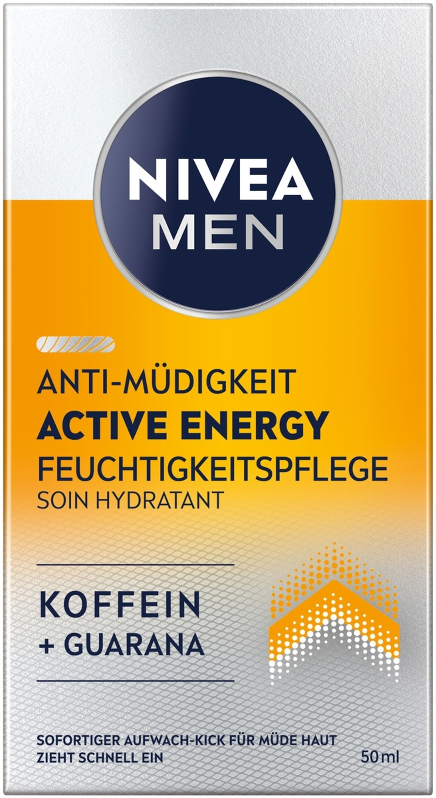 NIVEA MEN Active Energy Feuchtigkeitspflege Gesichtscreme Koffein Guarana 2x50ml