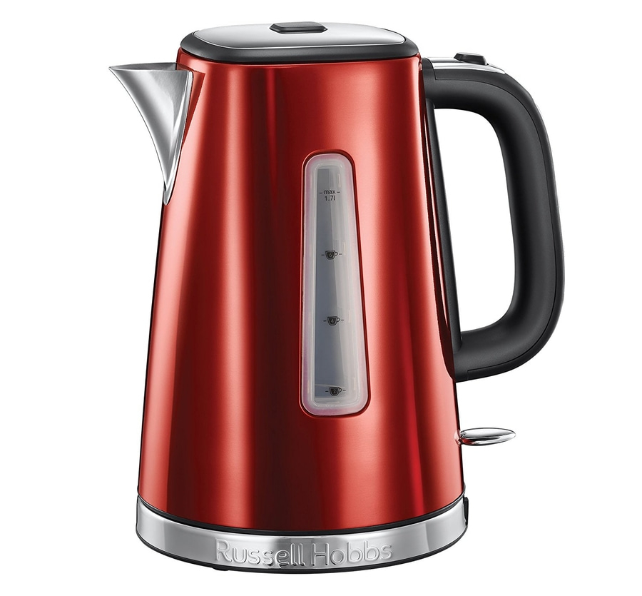 RUSSELL HOBBS Wasserkocher Luna Solar Red 23210-70 2400 W 1,7 L Perfect Pour rot