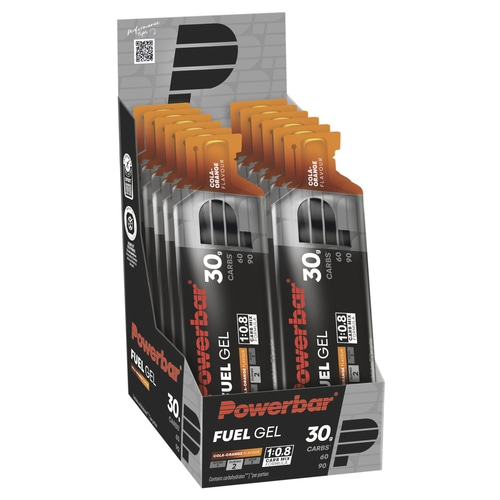 POWERBAR Kohlenhydratgel Fuel 30Gel Black Line Cola-Orange Kohlenhydrate 12x50ml