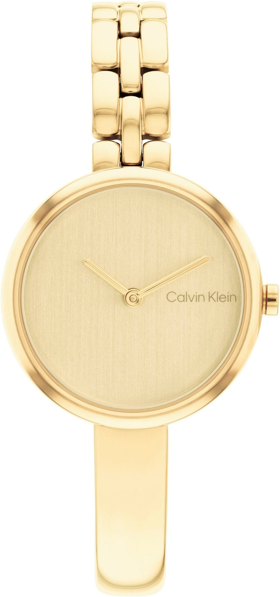 CALVIN KLEIN Armbanduhr Damen Edelstahl 28 mm Goldfarben 25200279 B-WARE